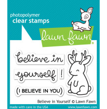 Lawn Fawn Clear Stamps 2X3 - Believe In Yourself LF1042