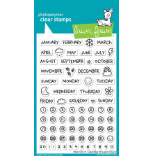 Lawn Fawn Clear Stamps 4X6 - Plan On It: Calendar LF1177
