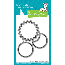 Lawn Fawn Custom Craft Die - Sun And Moon UTGENDE