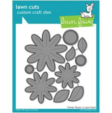 Lawn Fawn Cutsom Craft Die - Flower Power UTGENDE