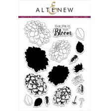 Altenew Layering Clear Stamps 6X8 18/Pkg - Dahlia Blossoms