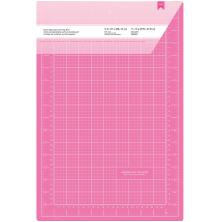 American Crafts Pink Double-Sided Self-Healing Cutting Mat 11X17
