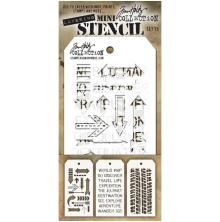 Tim Holtz Mini Layered Stencil Set 3/Pkg - Set 15