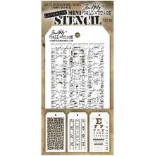 Tim Holtz Mini Layered Stencil Set 3/Pkg - Set 16