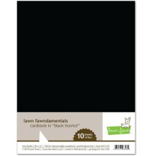 Lawn Fawn Cardstock - Black Licorice