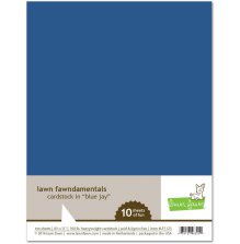 Lawn Fawn Cardstock - Blue Jay