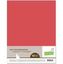 Lawn Fawn Cardstock - Chili Pepper