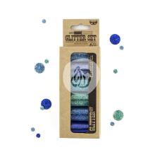 Prima Finnabair Art Extravagance Glitter 6g 6/Pkg - Caribbean Seas