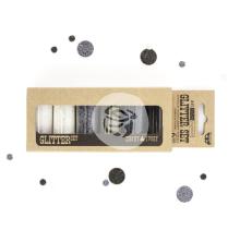 Prima Finnabair Art Extravagance Glitter 6g 6/Pkg - Ebony &amp; Ivory