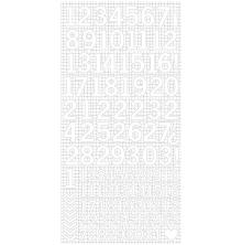 Kaisercraft Number Stickers 6X12 - White