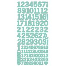 Kaisercraft Number Stickers 6X12 - Sea Green