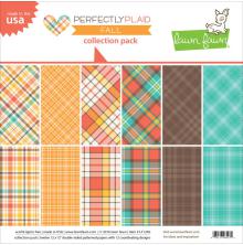 Lawn Fawn Collection Pack 12X12 - Perfectly Plaid Fall