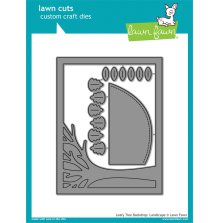 Lawn Fawn Dies - Leafy Tree Backdrop: Landscape LF1237