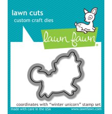 Lawn Fawn Dies - Winter Unicorn LF1219