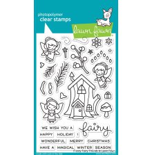 Lawn Fawn Clear Stamps 4X6 - Frosty Fairy Friends LF1224