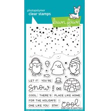 Lawn Fawn Clear Stamps 4X6 - Snow Cool LF1226