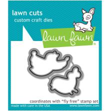 Lawn Fawn Custom Craft Die - Fly Free UTGENDE