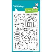 Lawn Fawn Clear Stamps 4X6 - Critters On The Farm LF355