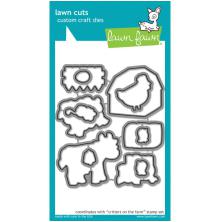 Lawn Fawn Dies - Critters On The Farm LF686