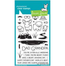Lawn Fawn Clear Stamps 4X6 - Dad + Me LF1163