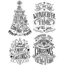Tim Holtz Cling Stamps 7X8.5 - Doodle Greetings 2 CMS286