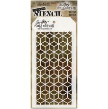 Tim Holtz Layered Stencil 4.125X8.5 - Blocks THS059