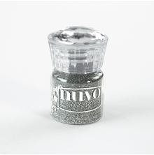 Tonic Studios Nuvo Glitter Embossing Powder - Silver Moonlight 597N