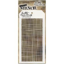 Tim Holtz Layered Stencil 4.125X8.5 - Linen THS061