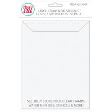 Avery Elle Stamp &amp; Die Storage Pockets 50/Pkg - Large