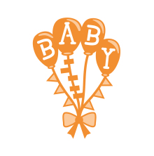 Tonic Studios Rococo Petite Die  Baby Balloons 1267E