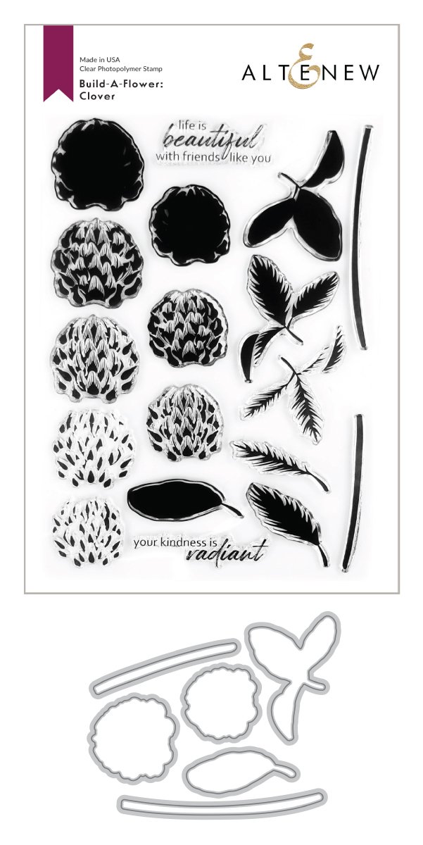 Altenew Clear Stamp And Die Build A Flower Clover Ciliinpapers Altenew Clear Stamp And Die Build A Flower Clover Ciliinpapers