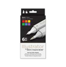 Spectrum Noir Illustrator 6/Pkg - Basics