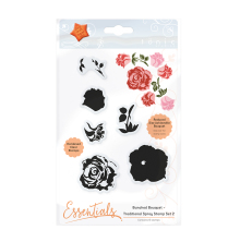 Tonic Studios Bunched Bouquet Stamp Set 2  Traditional Spray 1361E