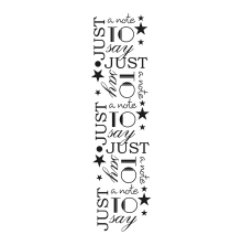 Tonic Studios Stamp Set Sentimental Strip  Just a Note to Say 1366E