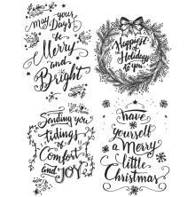 Tim Holtz Cling Stamps 7X8.5 - Doodle Greetings 1 CMS285