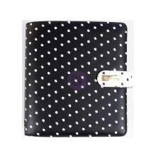 Prima My Prima A5 Planner Black W/White Dots - In The Moment UTGENDE