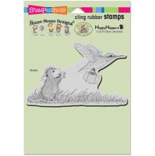 Stampendous House Mouse Cling Stamp 6.5X4.5 - Carrier Hummer UTGENDE