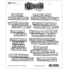 Dylusions Cling Stamps 8.5X7 - Shut Up And Color