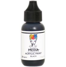 Dina Wakley MEdia Acrylic Paint 29ml - Black