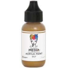 Dina Wakley MEdia Acrylic Paint 29ml - Metallic Gilt