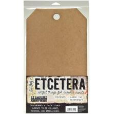 Tim Holtz Etcetera Large Tag 8.25X14.25