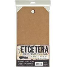 Tim Holtz Etcetera Medium Tag 6.5X12