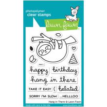 Lawn Fawn Clear Stamps 3X4 - Hang In There