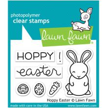 Lawn Fawn Clear Stamps 2X3 - Hoppy Easter LF1319