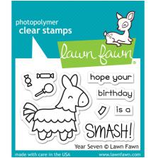 Lawn Fawn Clear Stamps 2X3 - Year Seven LF1338