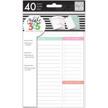 Me &amp; My Big Ideas  MINI Fill Paper 40/Pkg - White Daily UTGENDE