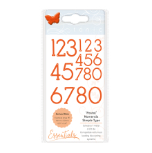 Tonic Studios Essentials Simple Type Dies - Postal Numerals 1686E