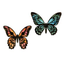 Tim Holtz Sizzix Thinlits Dies - Detailed Butterflies, Mini