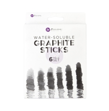 Prima Water-Soluble Graphite Sticks 6/Pkg