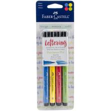 Faber Castell Mix &amp; Match PITT Artist Brush Pens 4/Pkg UTGÅENDE